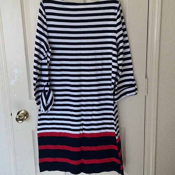 BNWT Jones New York sport stripe DRESS SIZE #XL - Picture 2 of 7
